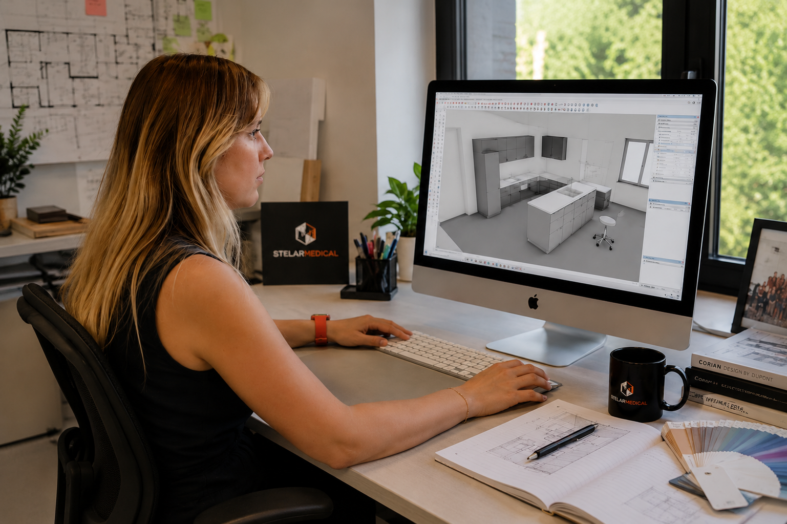 Modélisation 3D d’un aménagement médical