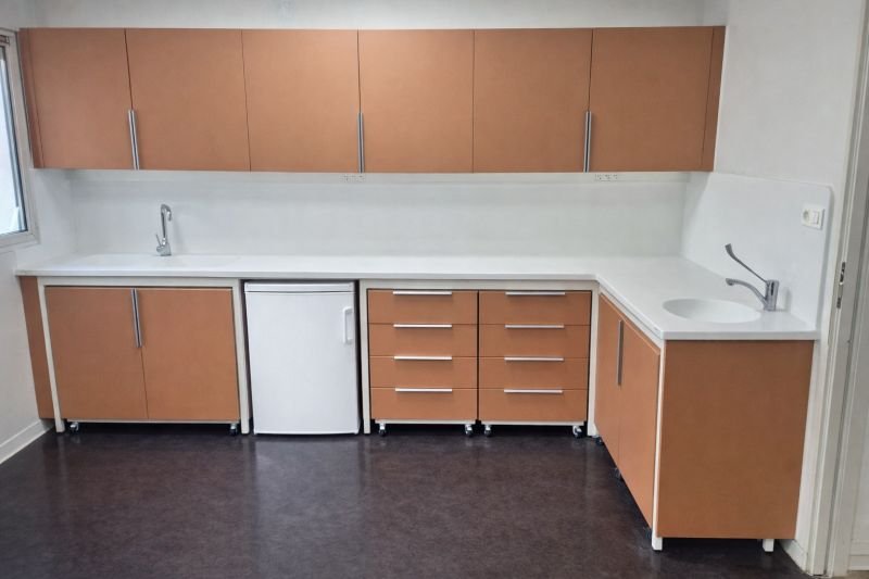 Mobilier médical de la salle de soins du CHS de Montfavet